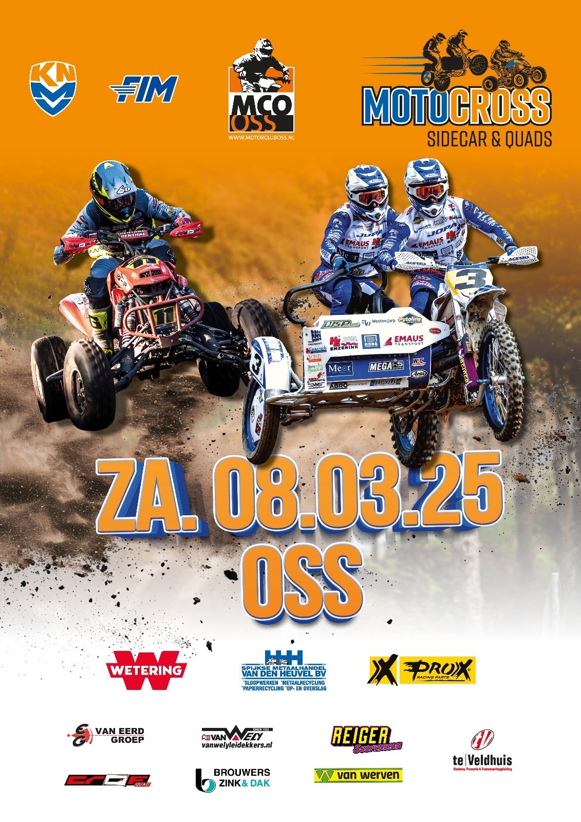 Voorbeschouwing ONK Sidecar Quads Masters En Dutch MX National In 