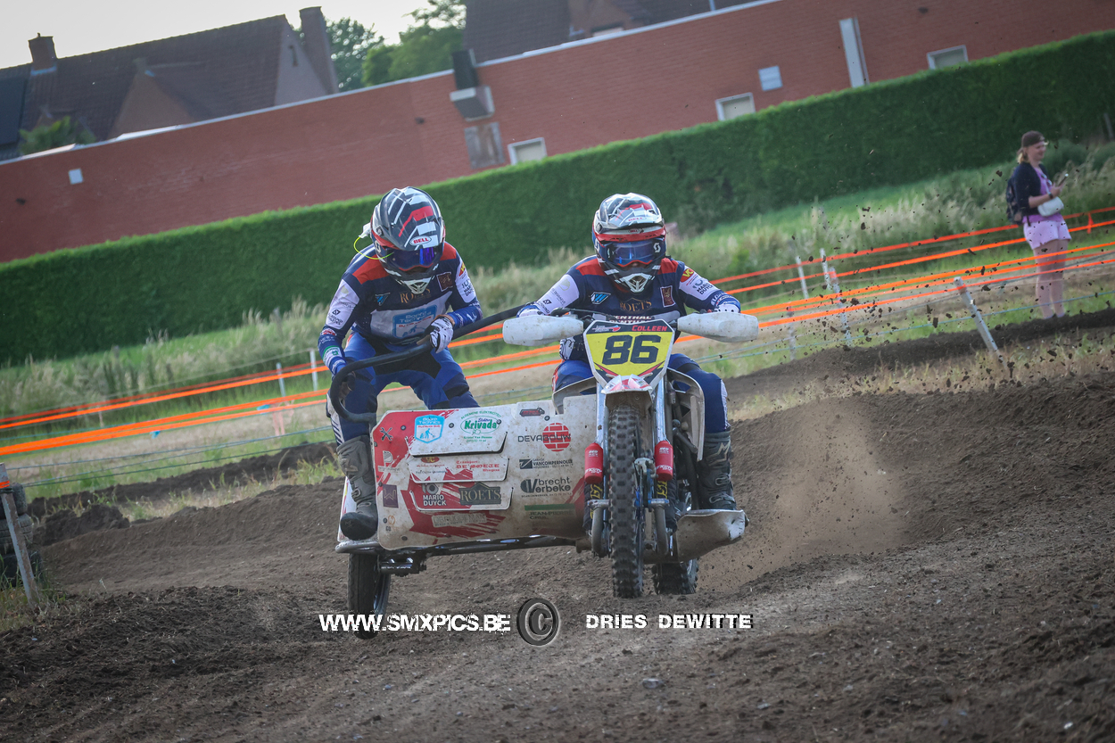 Maxim Mathias 🏁 Verslag MCLB Tielt – Zijspannen - smxpics.be
